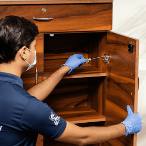 Cupboard hinge installation (upto 2)