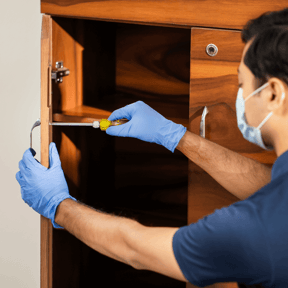 Cupboard handle installation/replacement