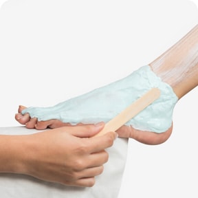 Rejuvenating crystal spa pedicure