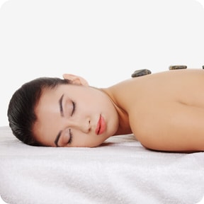Hot stone massage