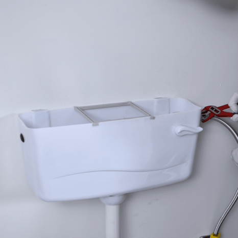 Flush tank repair (concealed)