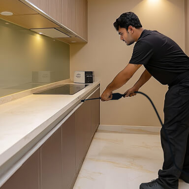 Pest control (no utensil removal)