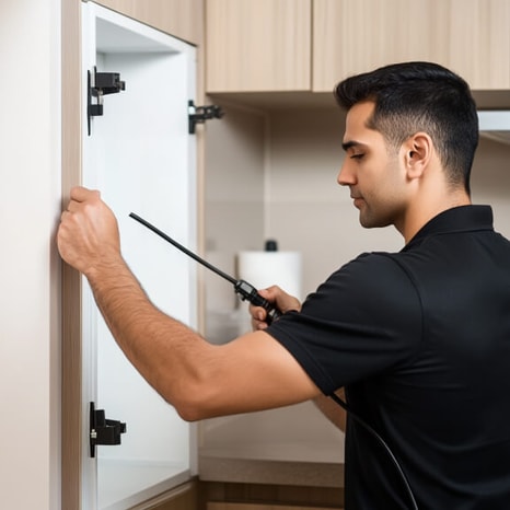 Apartment pest control (includes utensil removal)