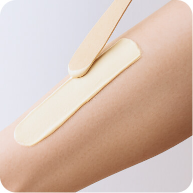 Spatula waxing (Full arms, legs & underarms)