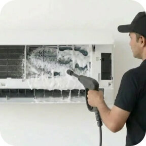 Foam-jet AC service