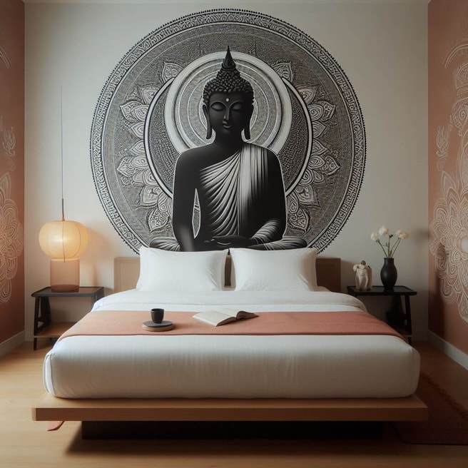 Serene Black Buddha 2