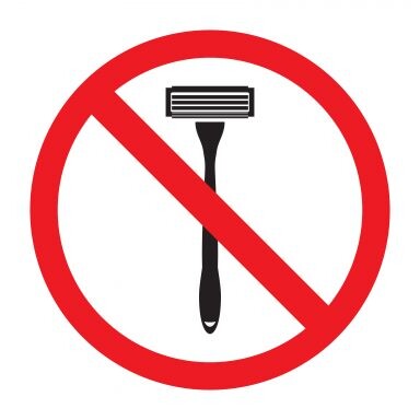 stop shaving