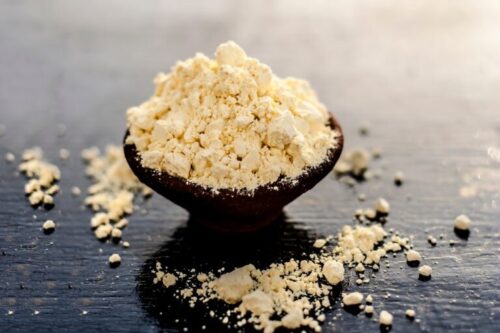 gram flour for strong hair