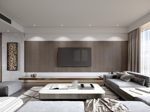 Modern Wall Panel Design for the Living Room