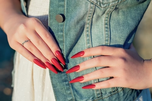 Stiletto nails