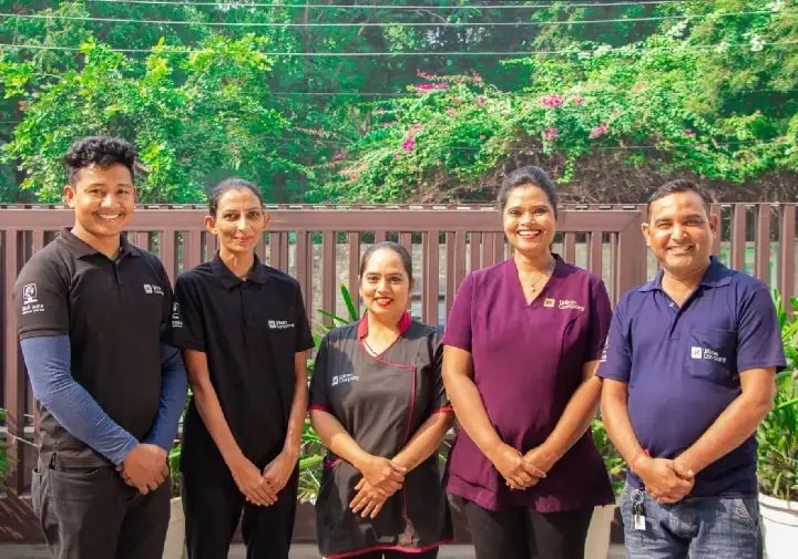 Urban Company Partners (from L to R) — Hukum Bahadur Thapa, Hemlata Pawar, Preeti Dua, Asha Thakur, Raju Yadav