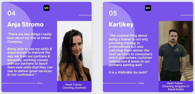 Meet the Head Trainers of our Home category.