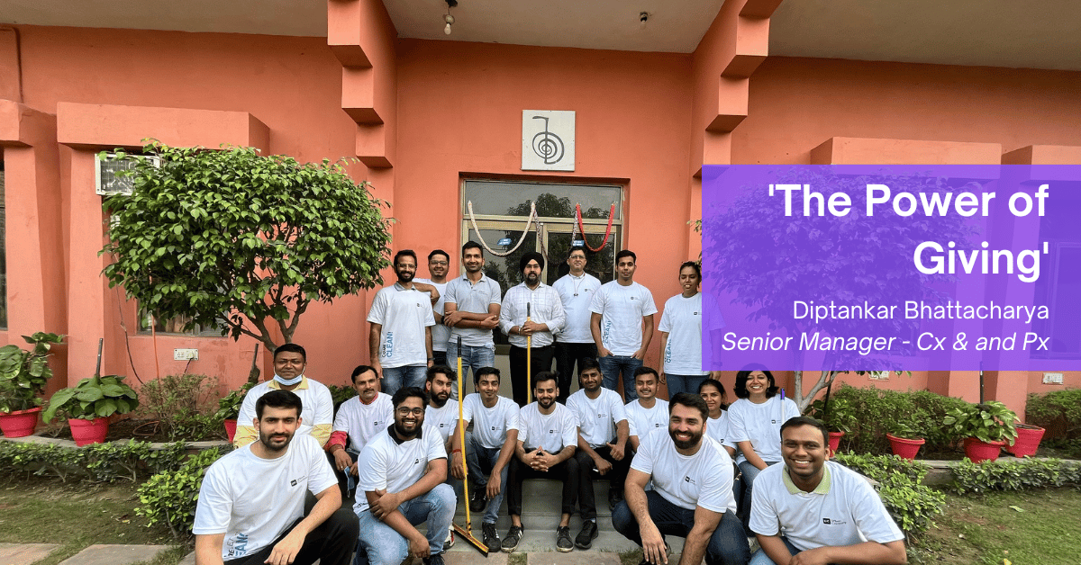 The Power Of Giving: Diptankar Recounts His Experience As A First-Time ‘Come Let’S Clean’ Volunteer