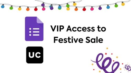 Sign Up For VIP Access To Festive Sale