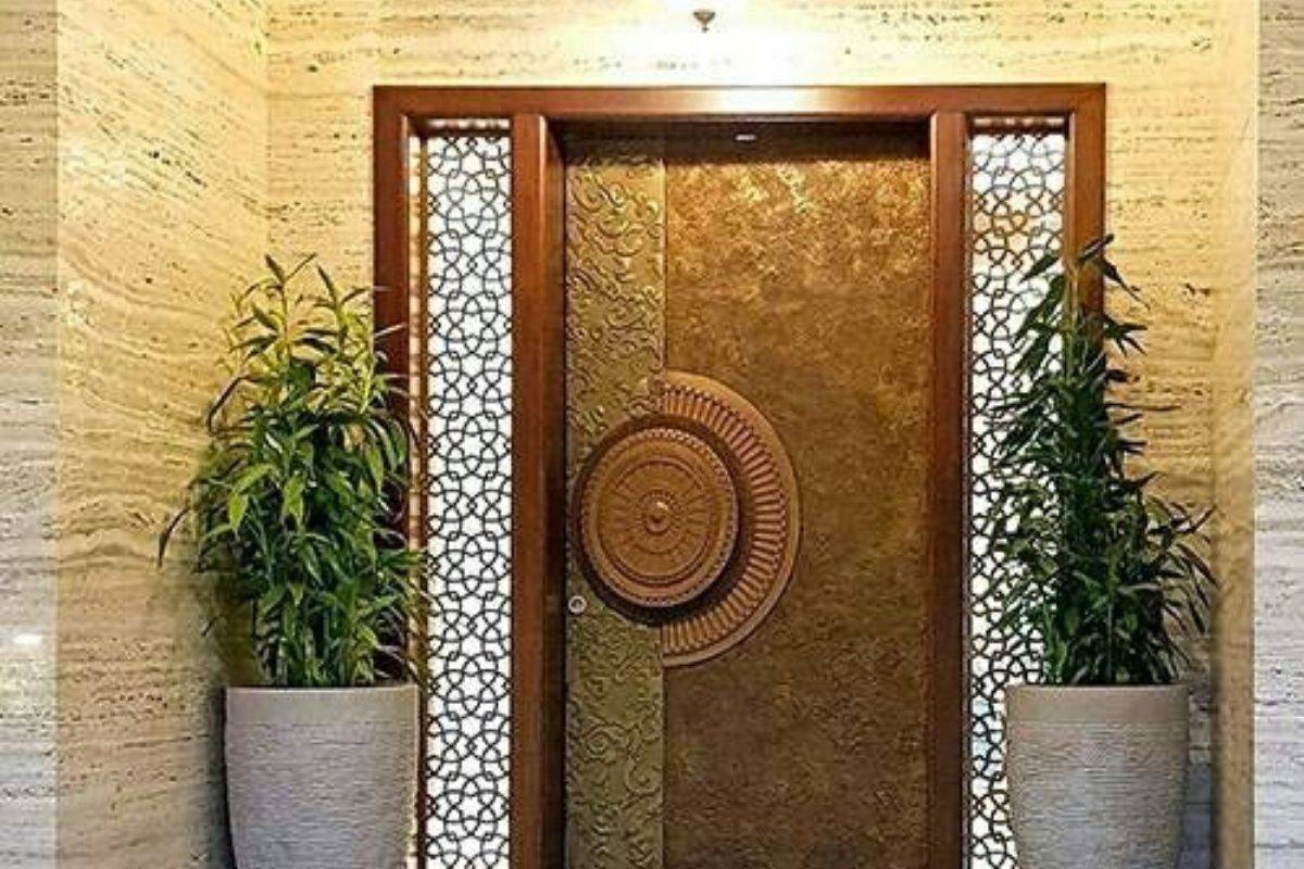 8 Single Front Door Designs For Indian Homes & Apartments