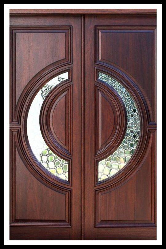 front door in wood