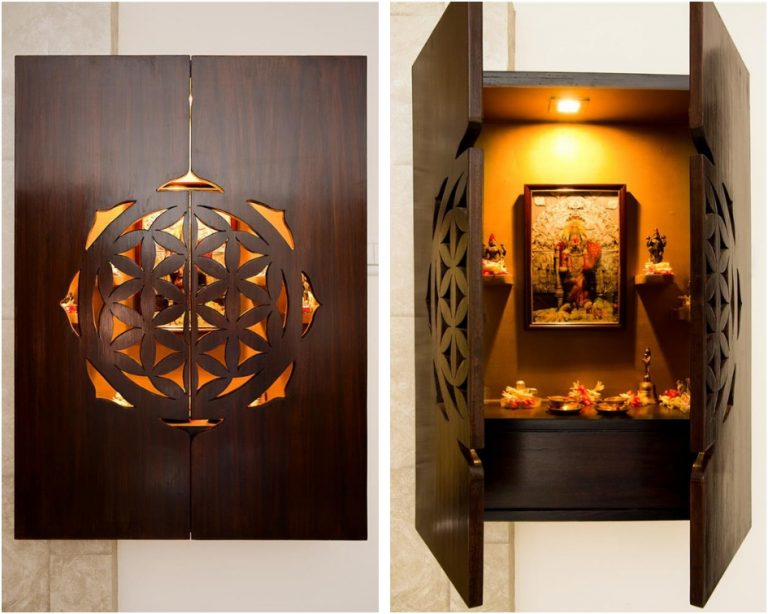 Wall-Mounted Pooja Units