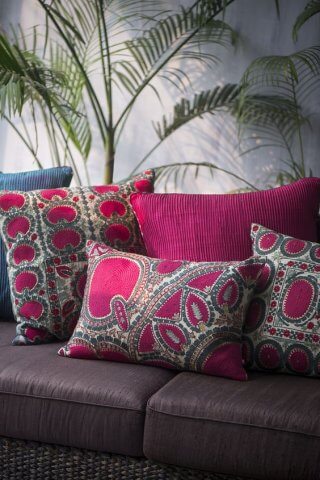 bright cushions for beautiful home interiors