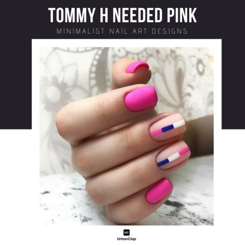 Minimalist nail art design 8