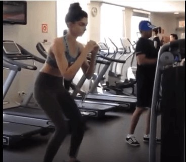 deepika padukone running exercise