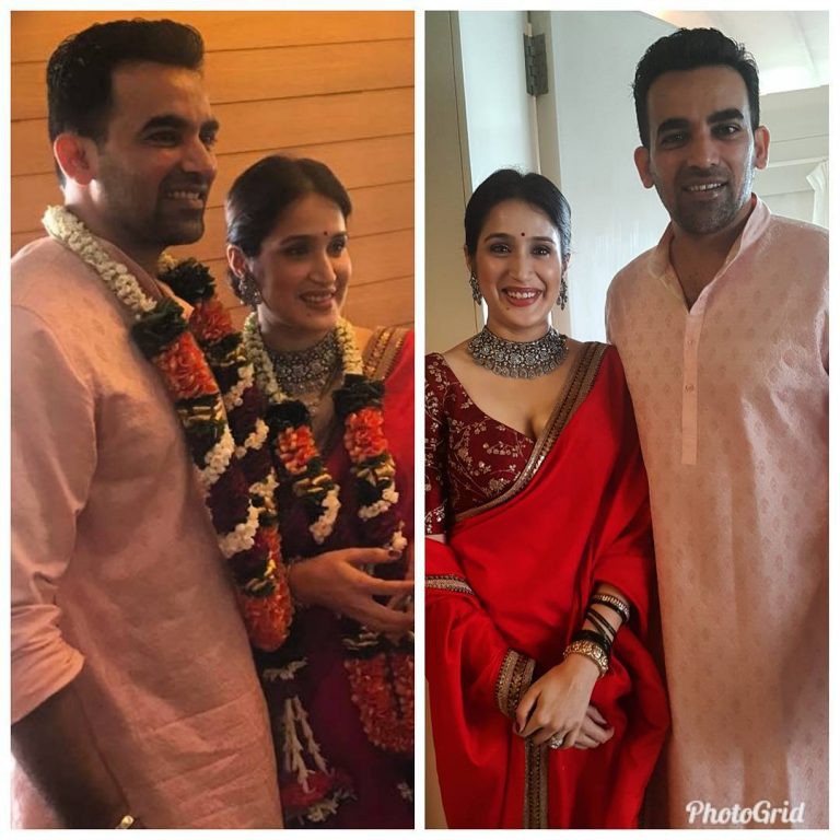 Actress Sagarika Ghatge Married To Zaheer Khan – Her Sari & Jewellery Are #WeddingGoals!