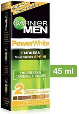 Garnier Men Power White Fairness Moisturiser SPF 15Garnier Men Power White Fairness Moisturiser SPF 15